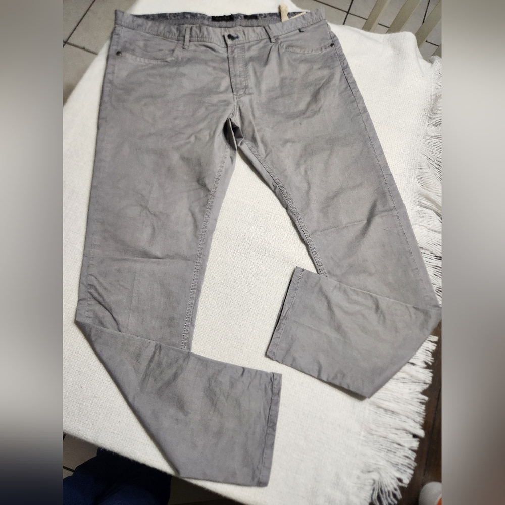 Massimo Dutti Light Gray Slim Fit Pants MEN Size 38
